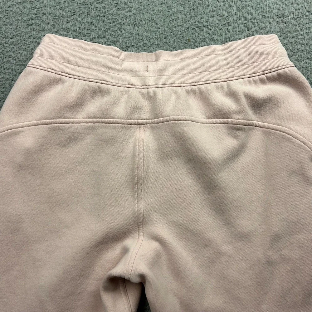 Lululemon Scuba Jogger Pants Womens 8 Pink High Rise Drawstring Cotton Terry